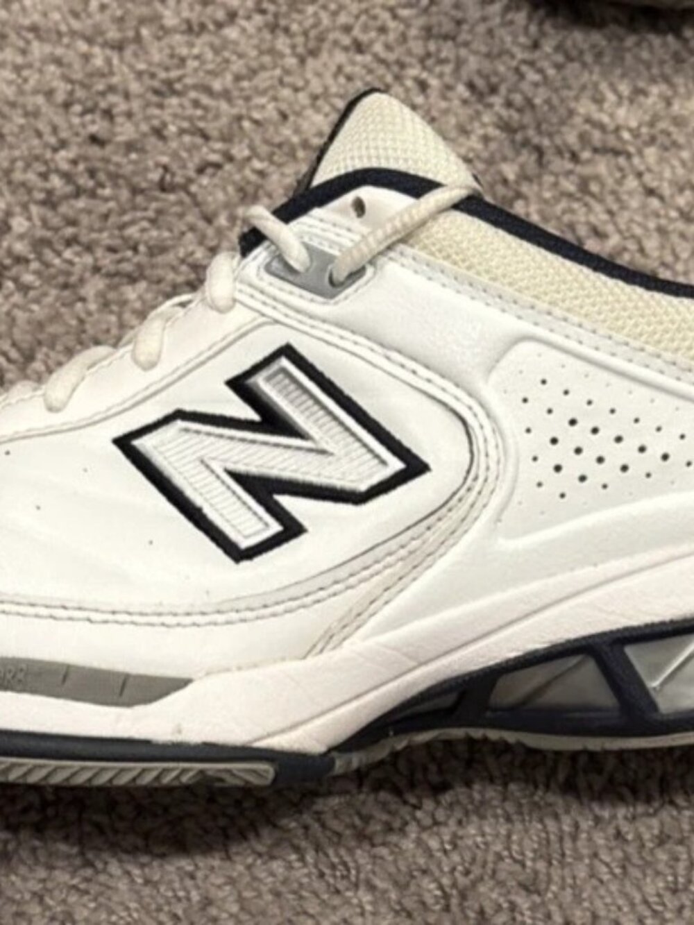 New Balance Mens 806 MC806W White Casual Shoes Sneakers Size 9.5 2E